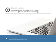 Tablet Screenshot of procustodia.org